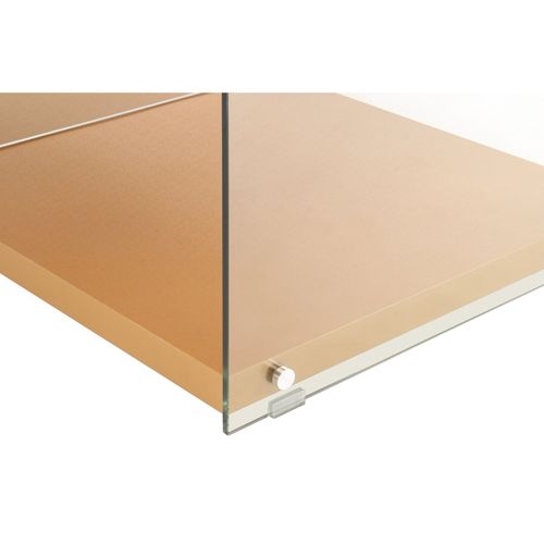 Table TV Verre Or 120x60x45cm