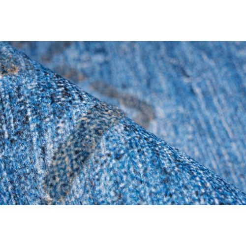 Tapis Antique 325 80 X 150 Cm Bleu