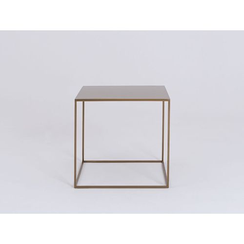 Table Basse Métal Or 50x50x45cm