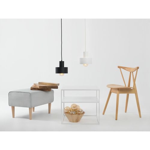 Table Basse Métal Blanc 50x50x45cm