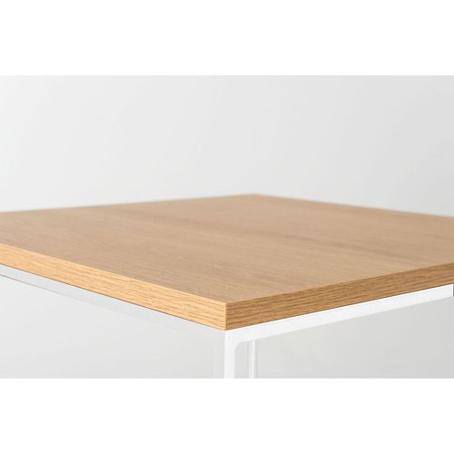 Table Basse Bois Clair 80x80x45cm