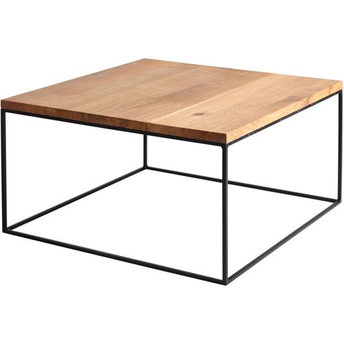 Table Basse Bois Clair 80x80x45cm