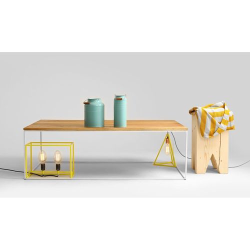 Table Basse Bois Clair 140x80x45cm