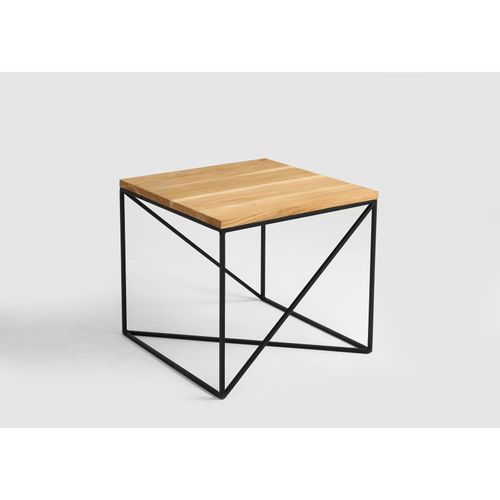 Table Basse Bois Clair 50x50x45cm