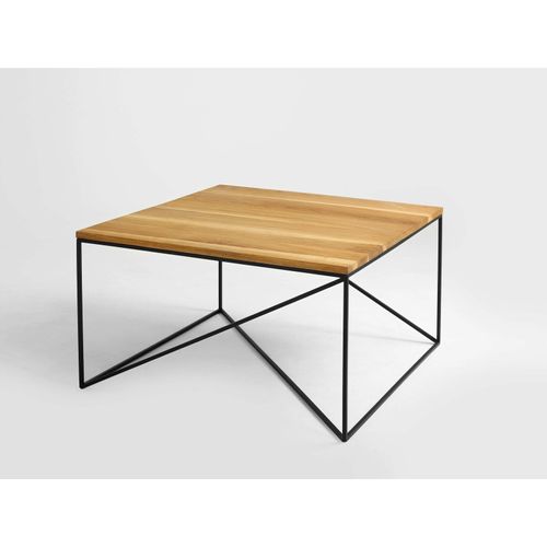 Table Basse Bois Clair 80x80x45cm