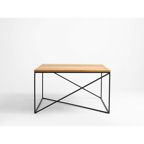 Table Basse Bois Clair 100x100x45cm