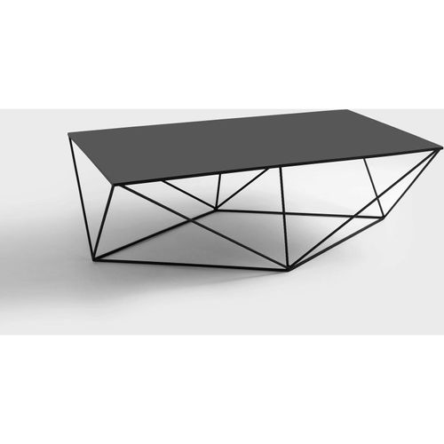 Table Basse Métal Noir 140x80x45cm