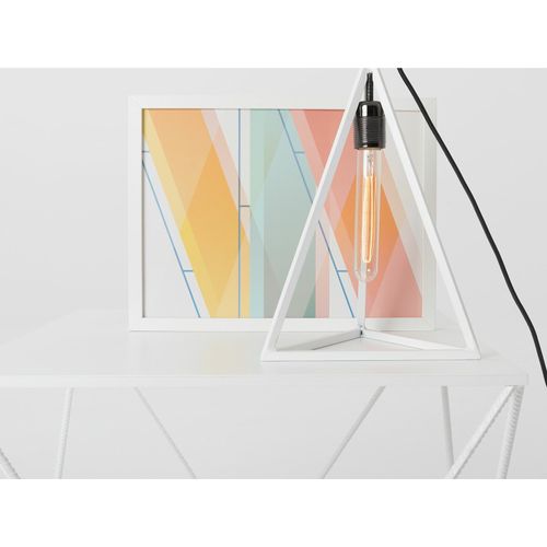 Table Basse Métal Blanc 60x60x45cm