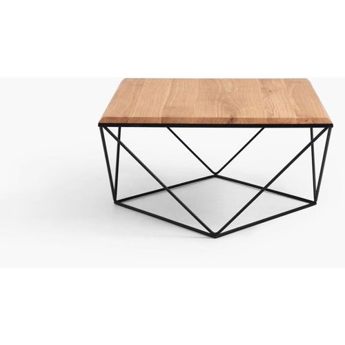 Table Basse Bois Clair 80x80x45cm