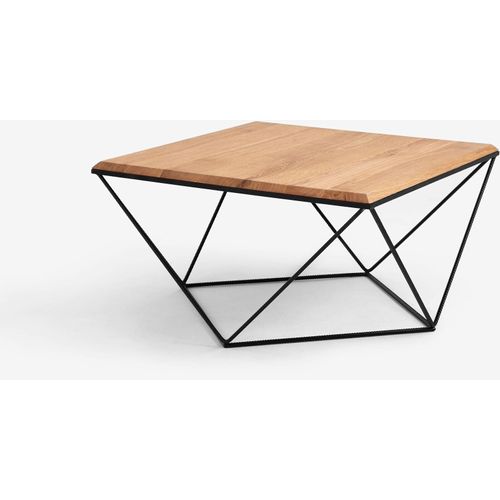 Table Basse Bois Clair 80x80x45cm