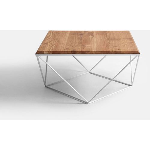 Table Basse Bois Clair 80x80x45cm