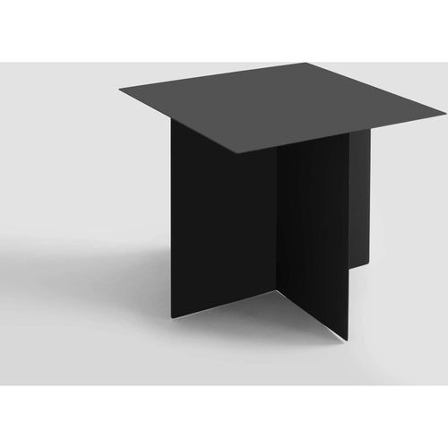 Table Basse Métal Blanc 50x50x45cm