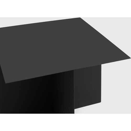 Table Basse Métal Blanc 50x50x45cm