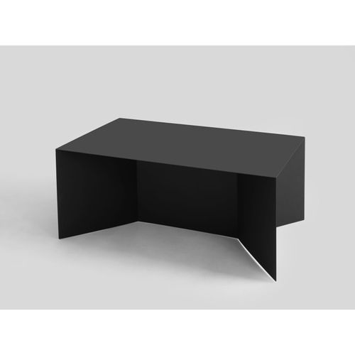 Table Basse Métal Noir 100x60x45cm