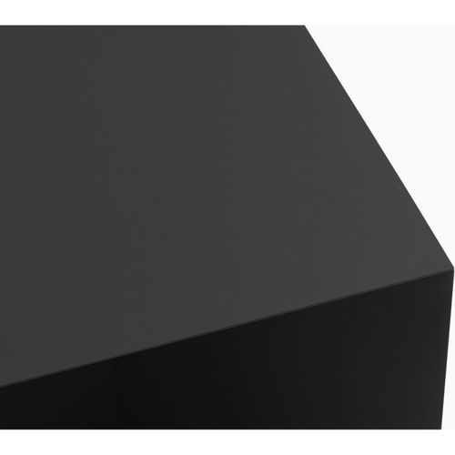 Table Basse Métal Noir 100x60x45cm