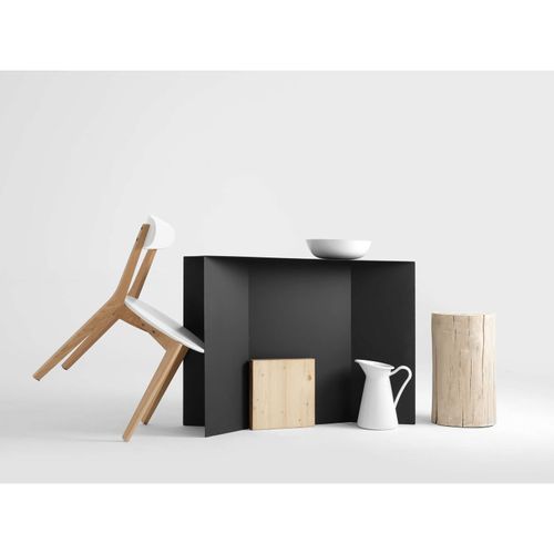 Console Métal Noir 100x30x75cm