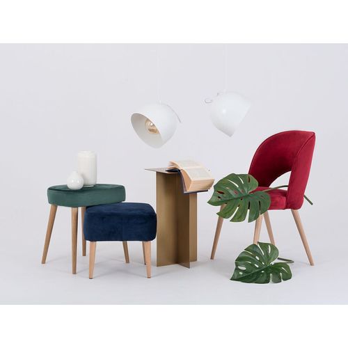 Bout De Canapé Métal Doré 30x30x60cm