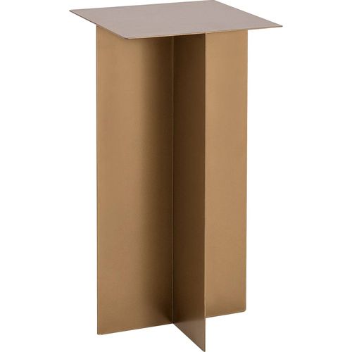 Bout De Canapé Métal Doré 30x30x60cm