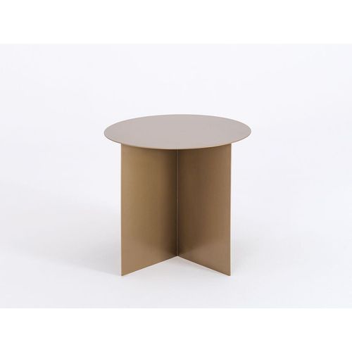 Table Basse Métal Doré 50x50x45cm