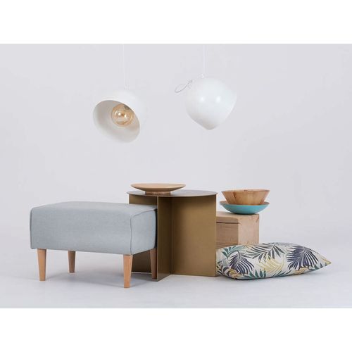 Table Basse Métal Doré 50x50x45cm