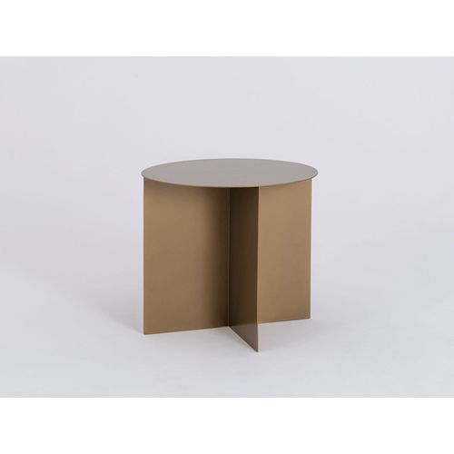 Table Basse Métal Doré 50x50x45cm