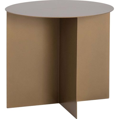 Table Basse Métal Doré 50x50x45cm