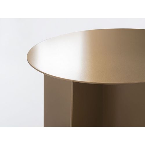 Table Basse Métal Doré 50x50x45cm