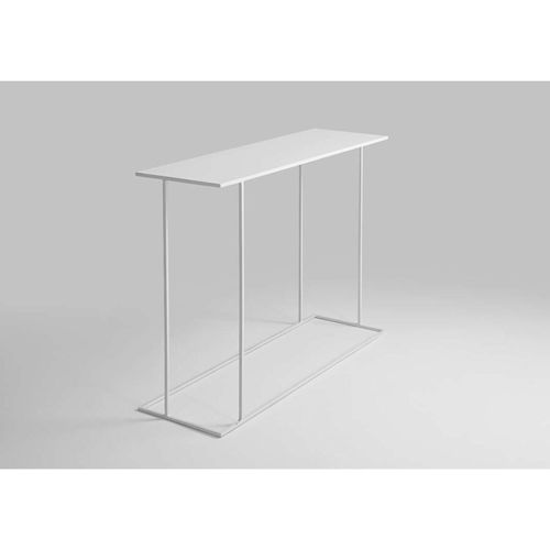 Console Métal Blanc 100x30x75cm