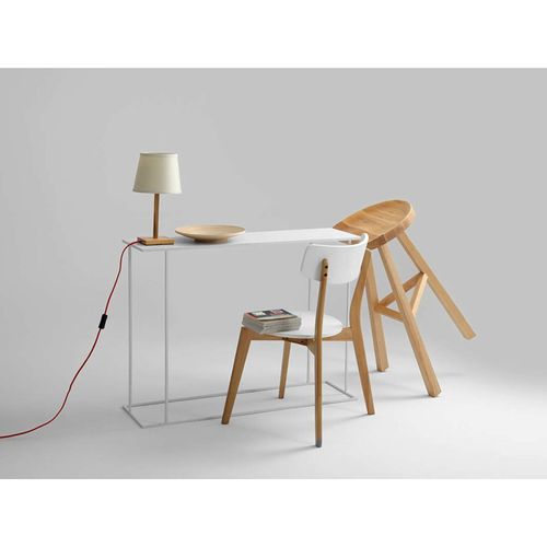 Console Métal Blanc 100x30x75cm