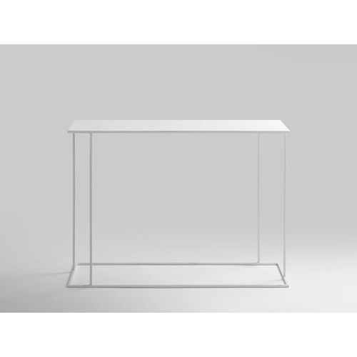Console Métal Blanc 100x30x75cm