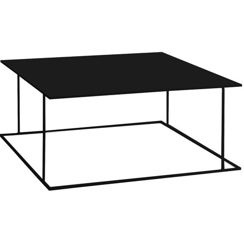Table Basse Métal Noir 100x100x45cm