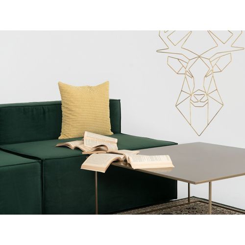 Table Basse Métal Or 100x100x45cm