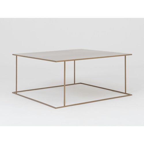 Table Basse Métal Or 100x100x45cm