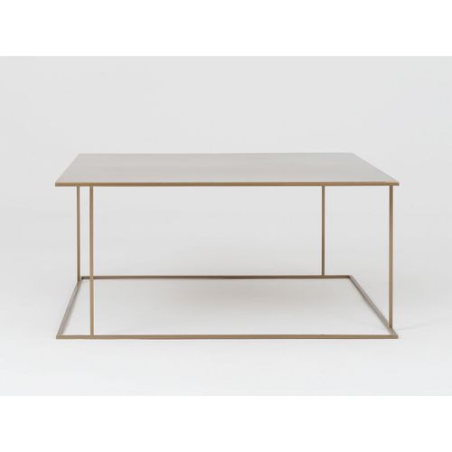 Table Basse Métal Or 100x100x45cm