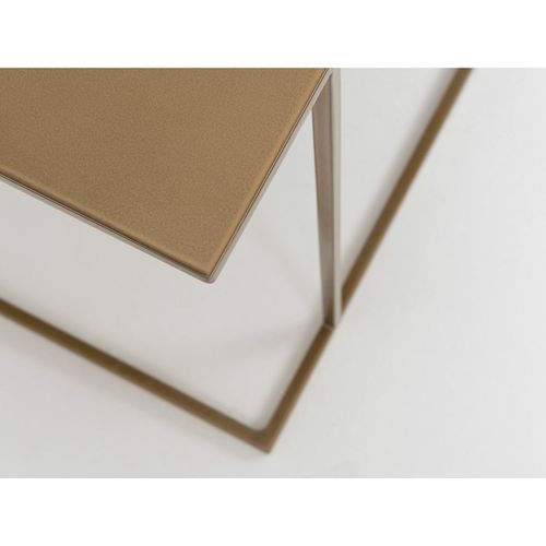 Table Basse Métal Or 100x100x45cm