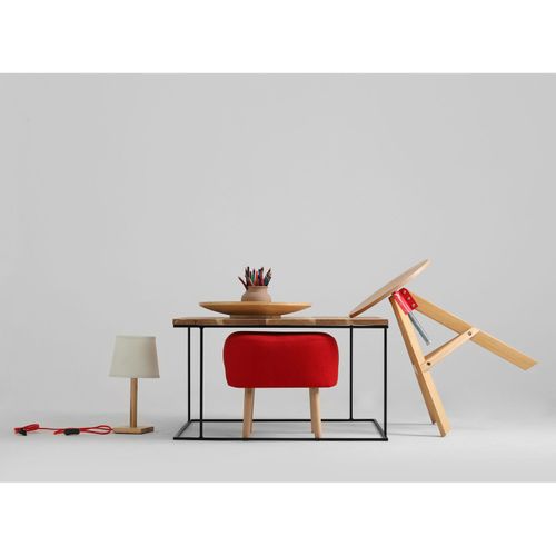 Table Basse Bois Clair 80x80x45cm