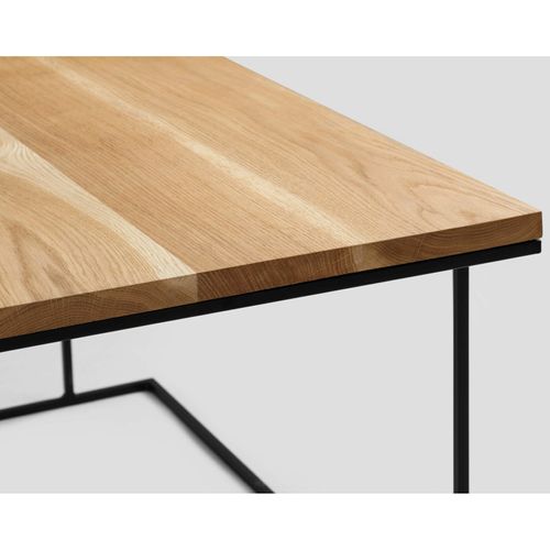 Table Basse Bois Clair 80x80x45cm