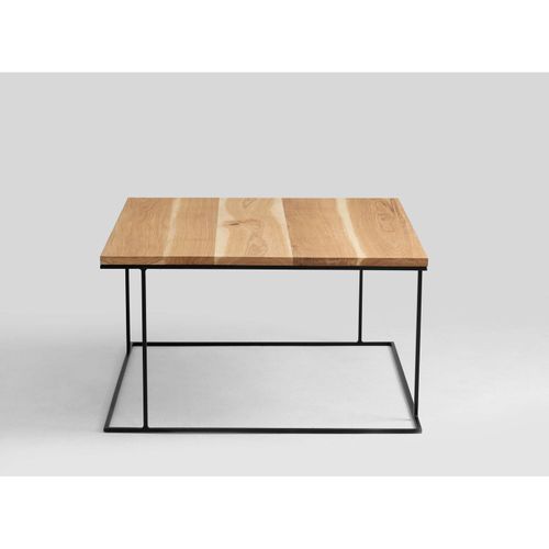 Table Basse Bois Clair 100x100x45cm