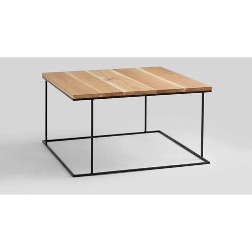 Table Basse Bois Clair 100x100x45cm