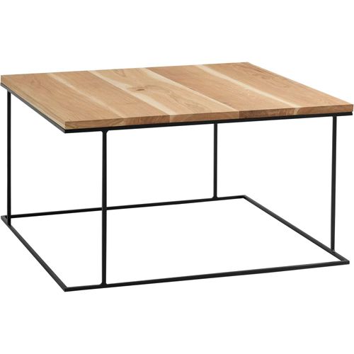 Table Basse Bois Clair 100x100x45cm