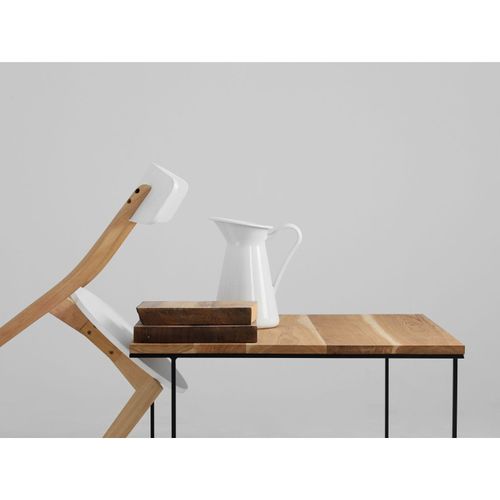 Table Basse Bois Clair 100x100x45cm