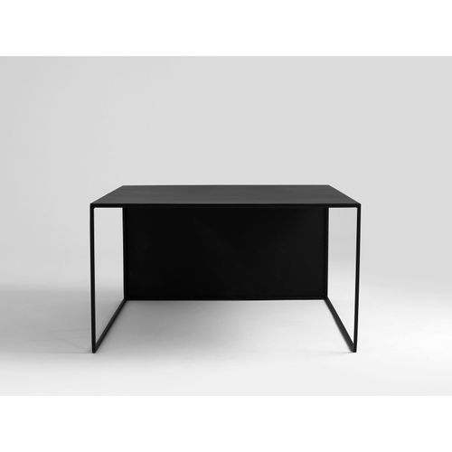Table Basse Métal Noir 80x80x45cm