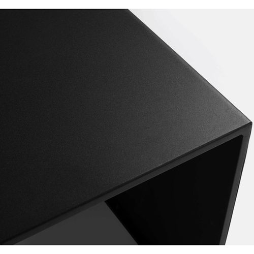 Table Basse Métal Noir 80x80x45cm