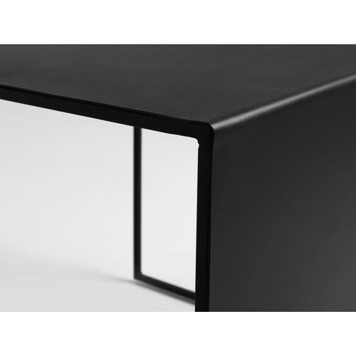 Table Basse Métal Noir 100x60x45cm