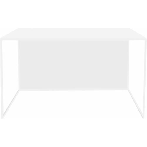 Table Basse Métal Blanc 80x80x45cm