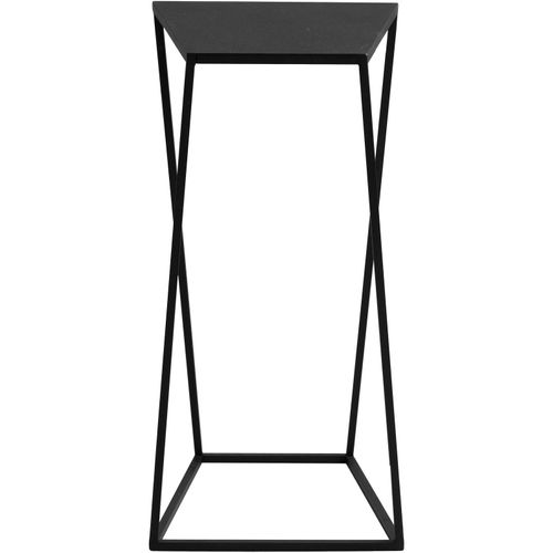 Table Basse Métal Noir 30x30x60cm