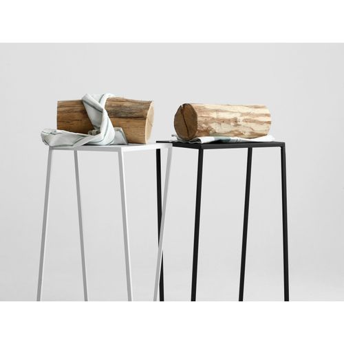 Table Basse Métal Noir 30x30x60cm