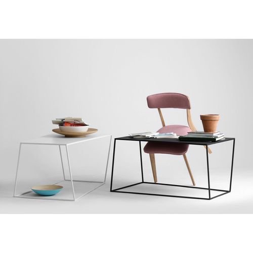 Table Basse Métal Noir 100x60x55cm