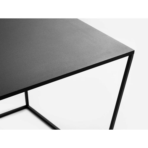 Table Basse Métal Noir 100x60x55cm