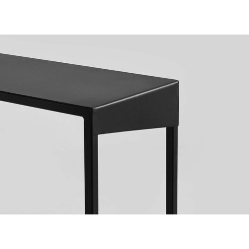 Console Métal Noir 100x30x75cm